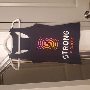 Zumba Black Instructor Racer Back Tank Top